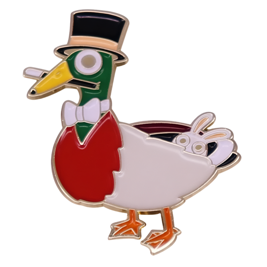 Pin's Canard Colvert Magicien