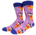 Kerstsokken met luiaardmotief