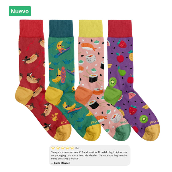 Foodie Socks Pack 🍣🍓🍌