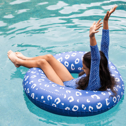 Blue Leopard Pool Float 