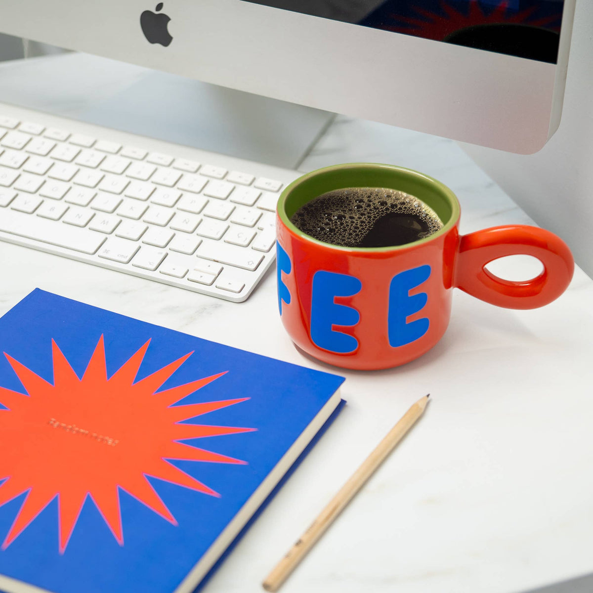 Red "COFEE" Mug