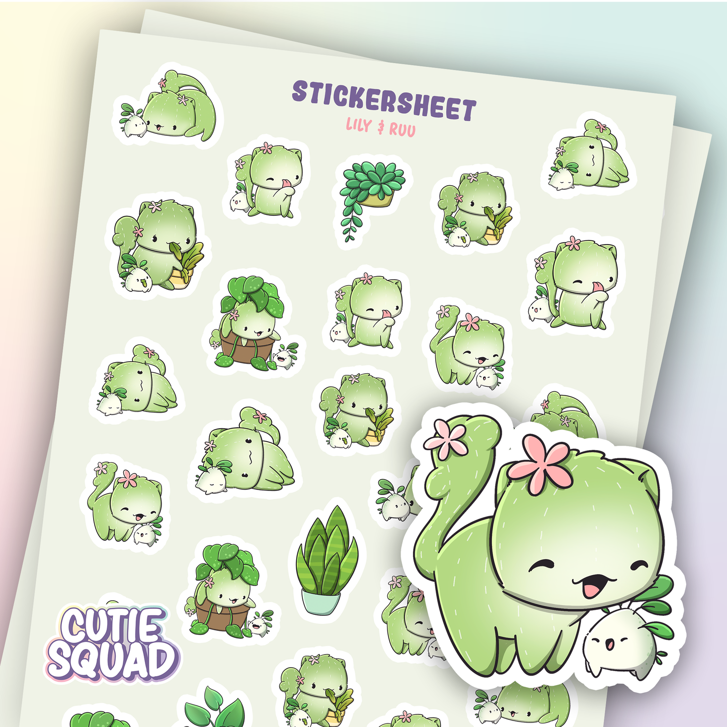 Cactus Cats Sticker Sheets