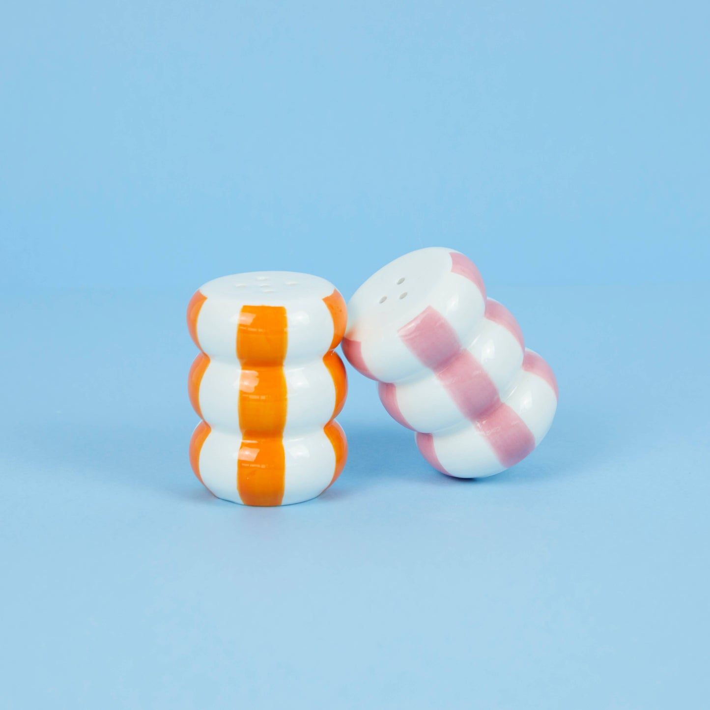Salt and pepper buoys - Orange/Pink