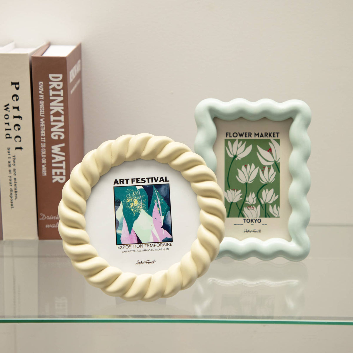 Round Braided Photo Frame