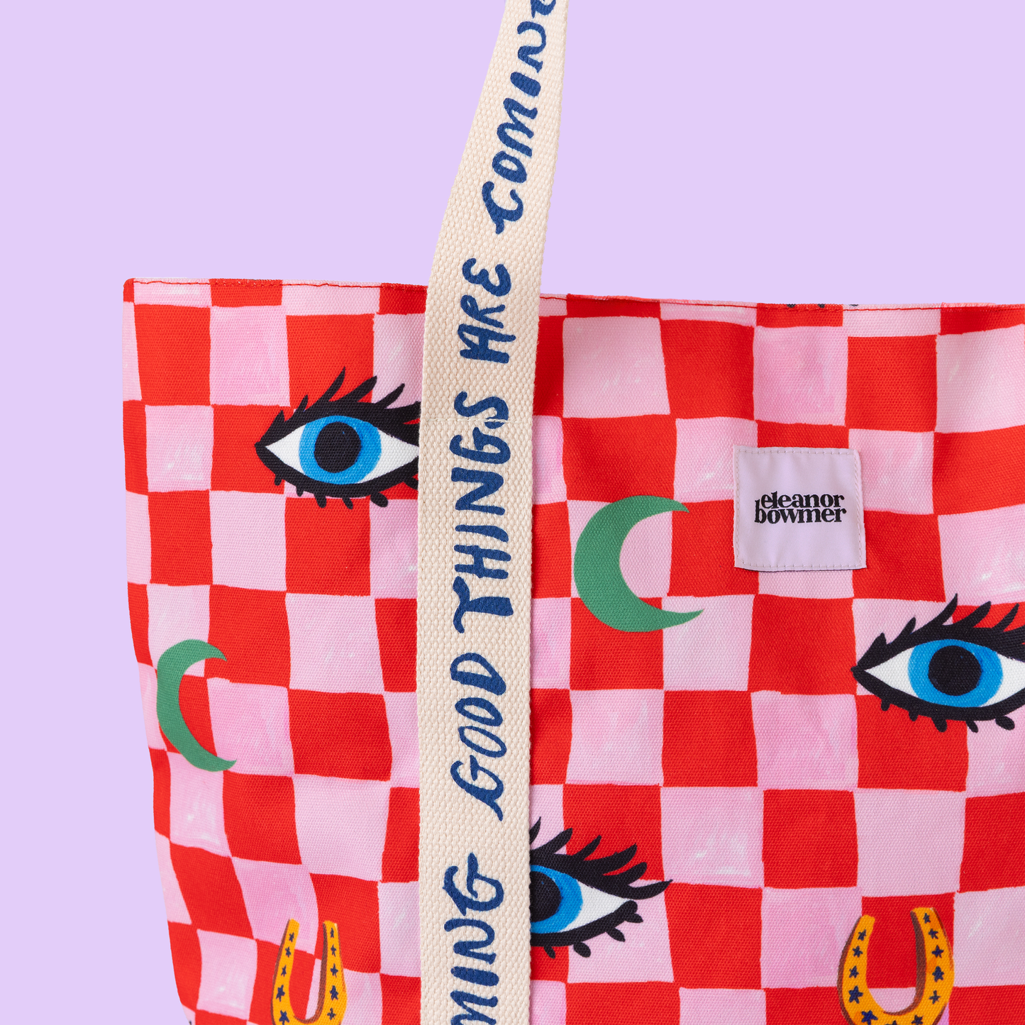check icon tote bag