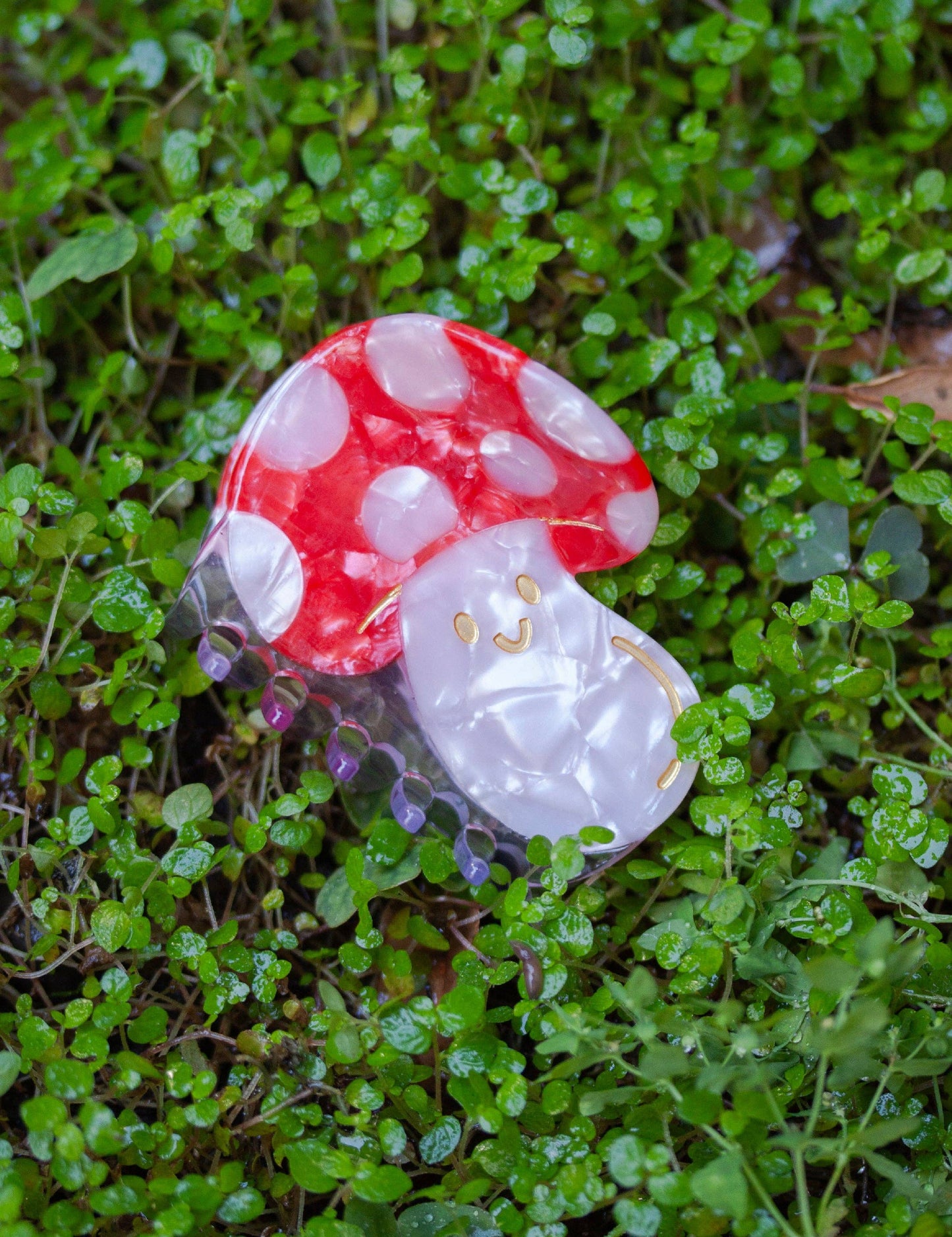 Pince à cheveux – automnale cottagecore champignon kawaii | Joanna Behar – vue 3