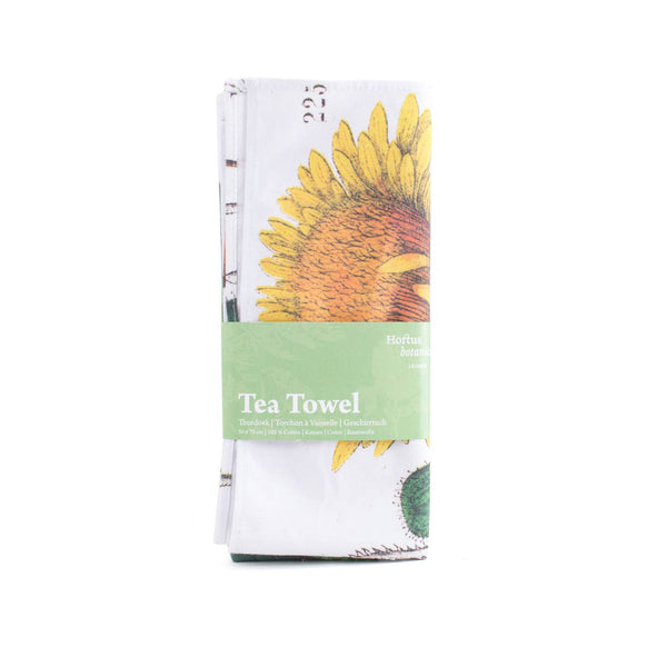 Hortus Botanicus Tea Towel with Dandelion Motif
