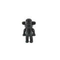 Decoratief ornament - Apenbeeldje 'De Legende' - Polyresin - Zwart - 20,5 x 13,5 x 35 cm