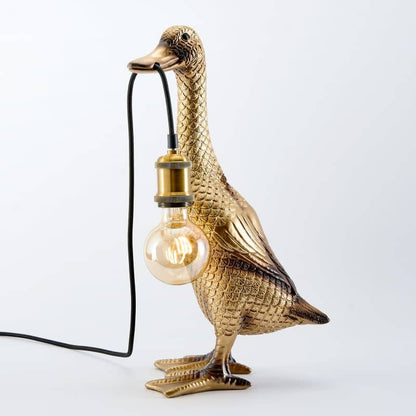 Lampe de table Canard « Son of a Duck » Or