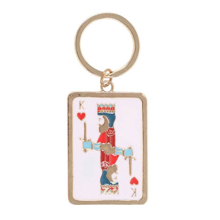 King of My Heart Keychain