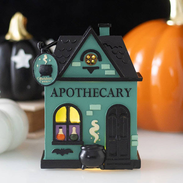Halloween LED Decor for an Apothecary Shop