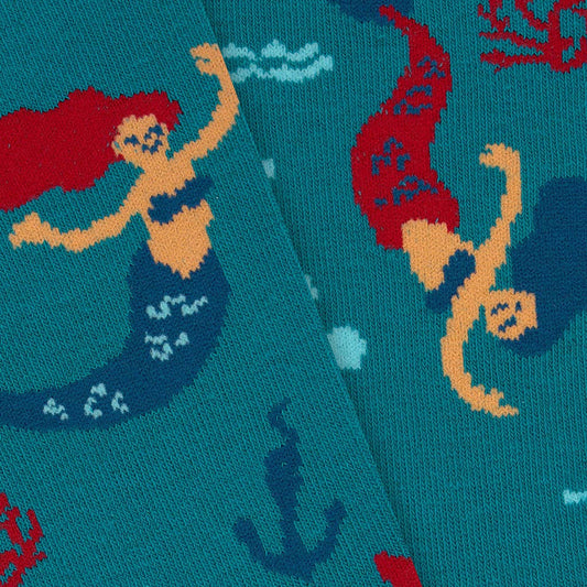 Kids' cotton socks, durable and fun, The Little Mermaid