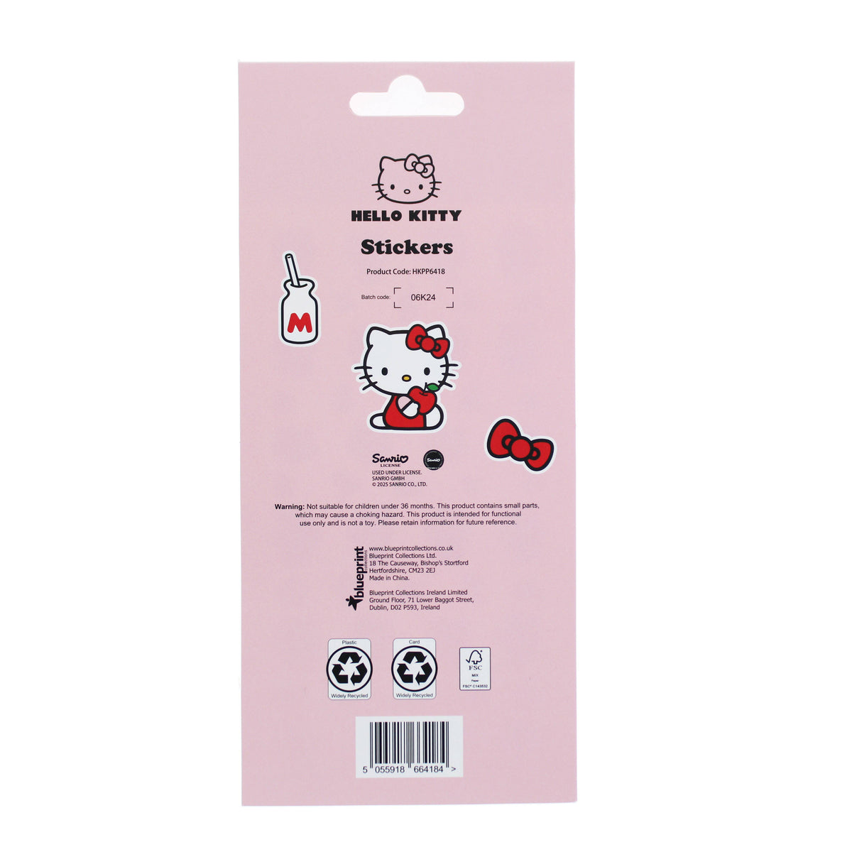 Hello Kitty Sticker Sheet – Pretty In Pink