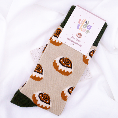 Cinnamon Roll Socks