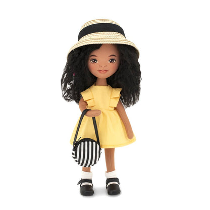 Tina-pop met gele jurk, 32 cm