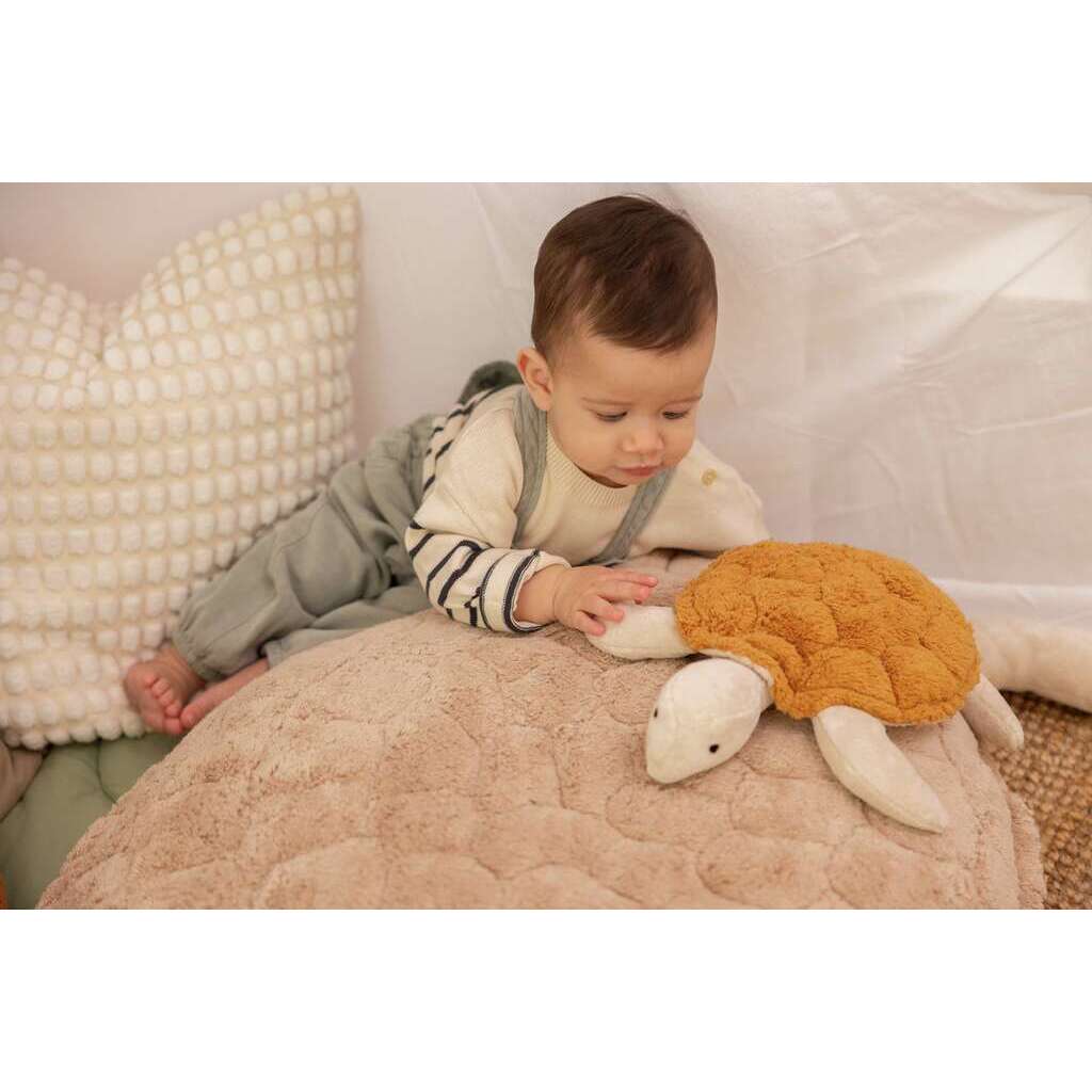 Kleine pluche schildpad | Messing
