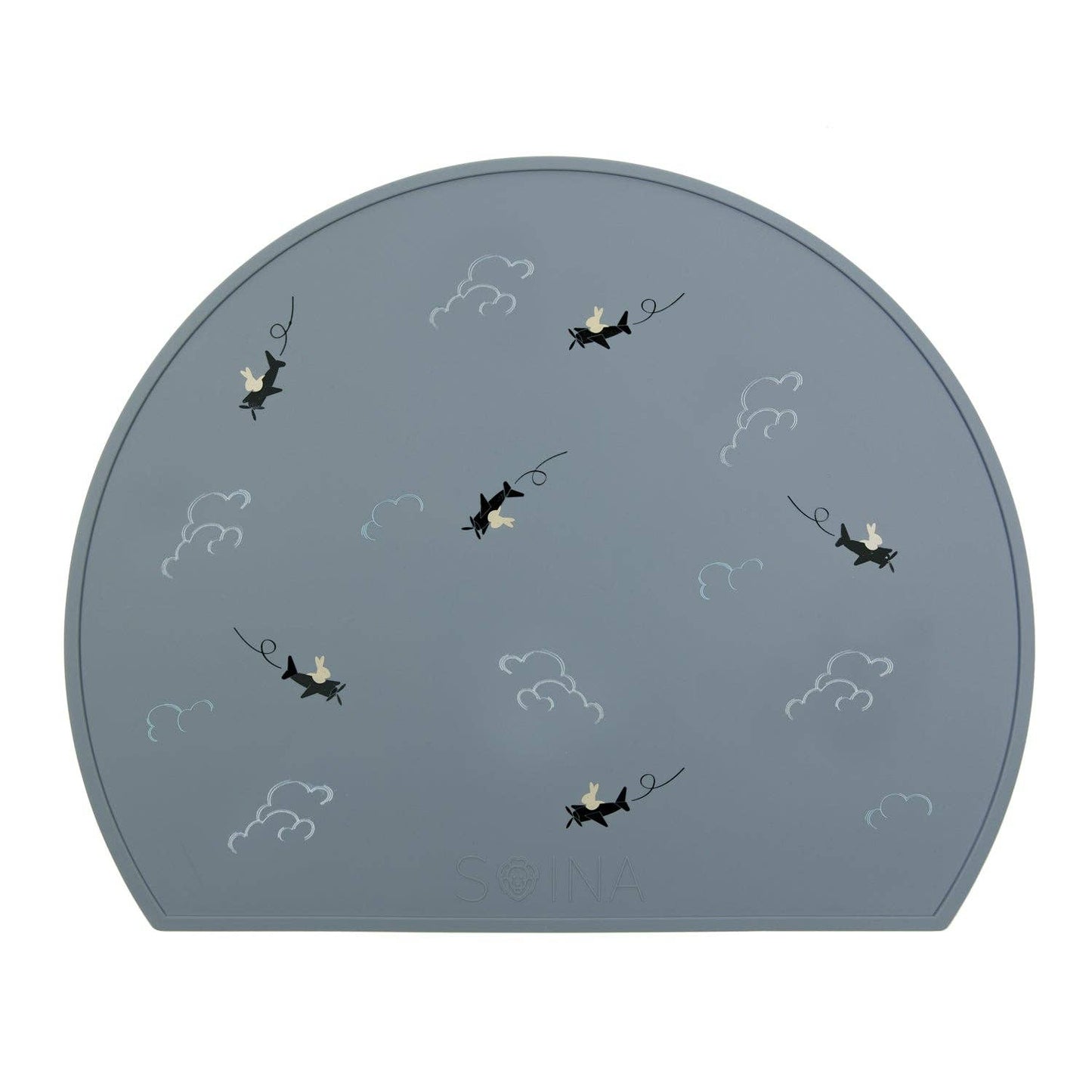 Aviator siliconen placemat - Parelgrijs