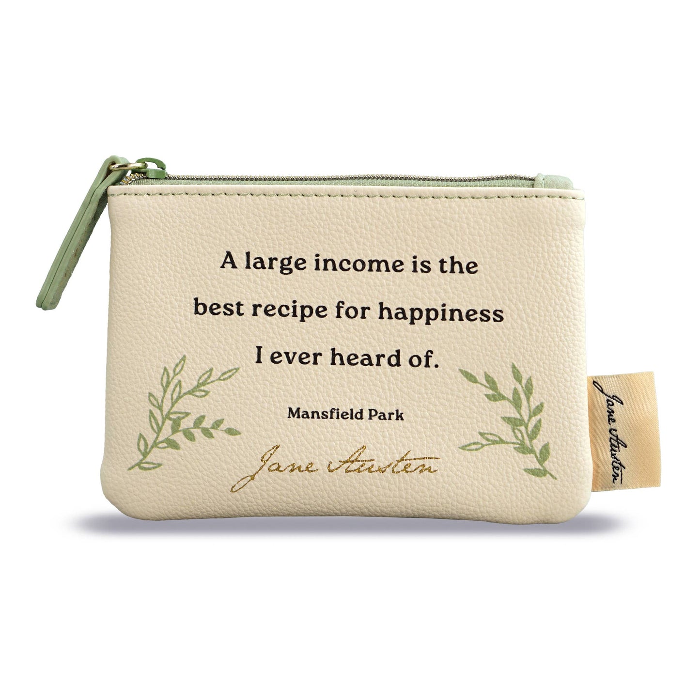 Portemonnee van PU (9 cm x 13 cm) - Jane Austen (citaat)