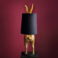 Hiding Rabbit® vloerlamp, goud/zwart, hoogte 115 cm