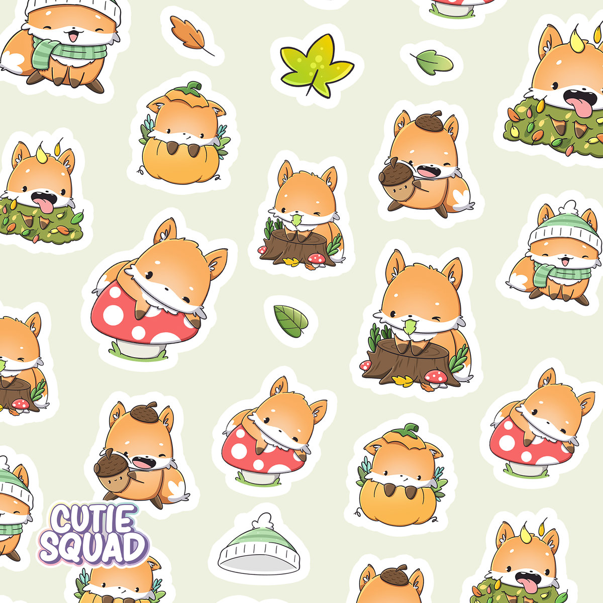Autumn Fox Sticker Sheets