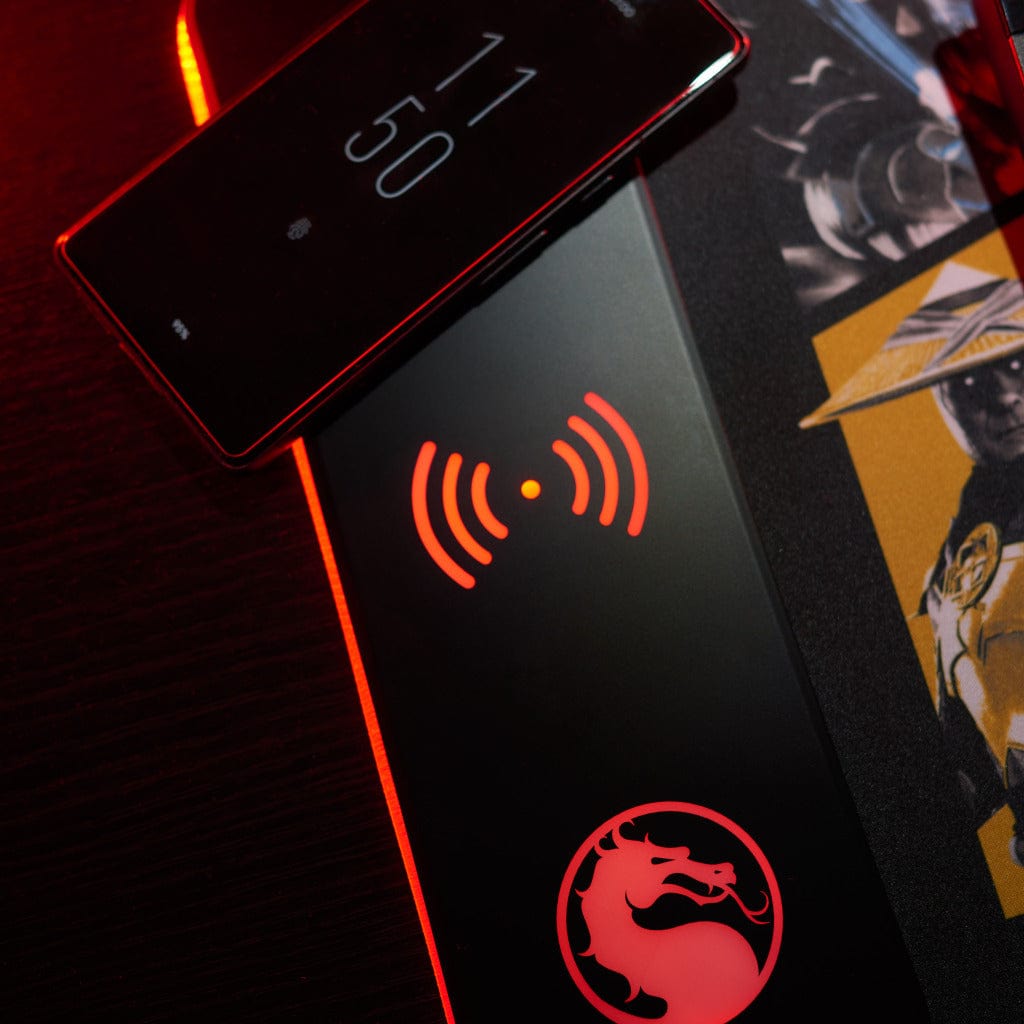 Mortal Kombat - Oversized Gaming Mat & Mobile Charger