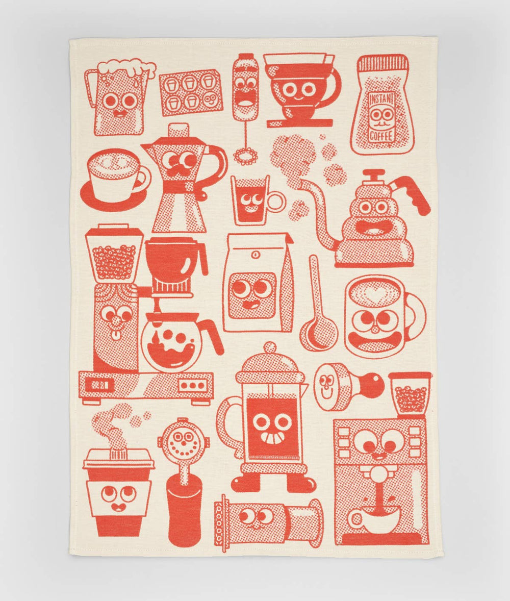 "Coffee Time" tea towel