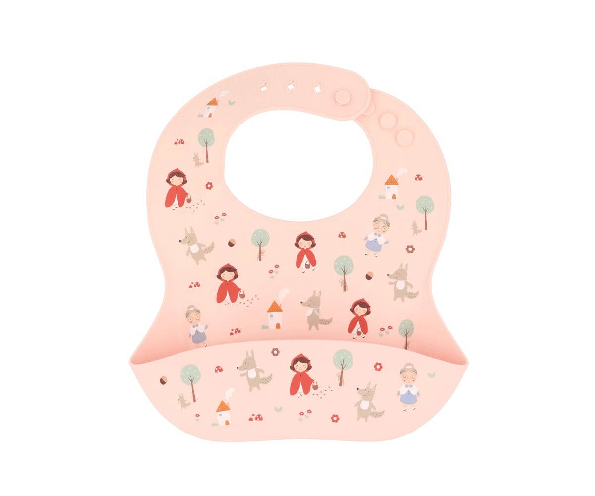 Bavoir en silicone Le Petit Chaperon Rouge