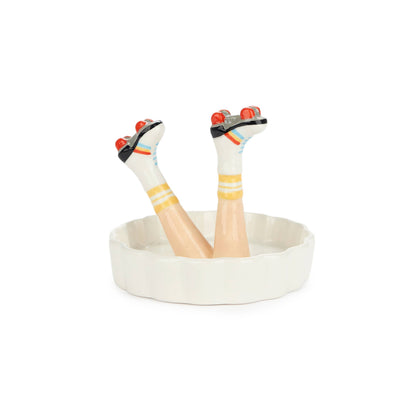 Ringhouder, Happy Legs Retro, keramiek