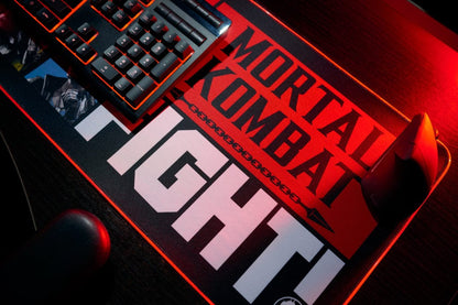 Mortal Kombat - Oversized Gaming Mat & Mobile Charger