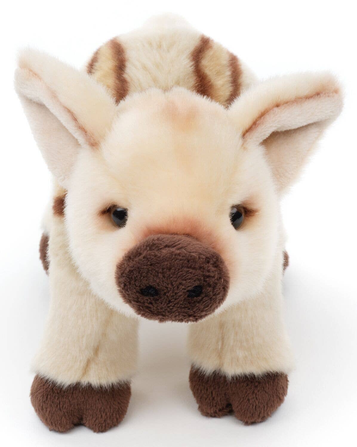 Standing wild boar piglet plush toy