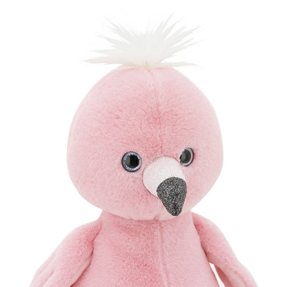 Peluche rose Fluffy le flamant rose, 35 cm, 0+
