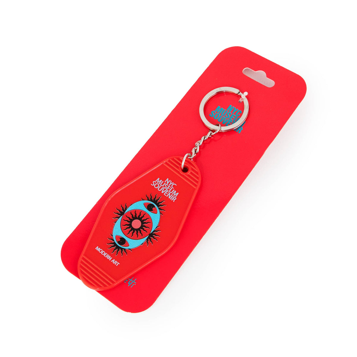 NYC Museum Red Keychain