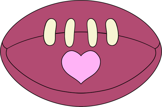 Rugby Ball Pillow Plush (9in)