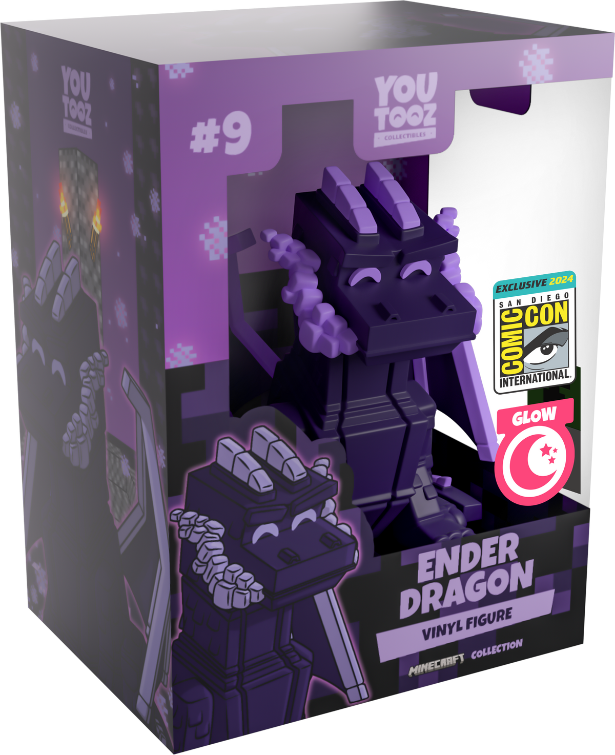 Glow in the Dark Obsidian Ender Dragon