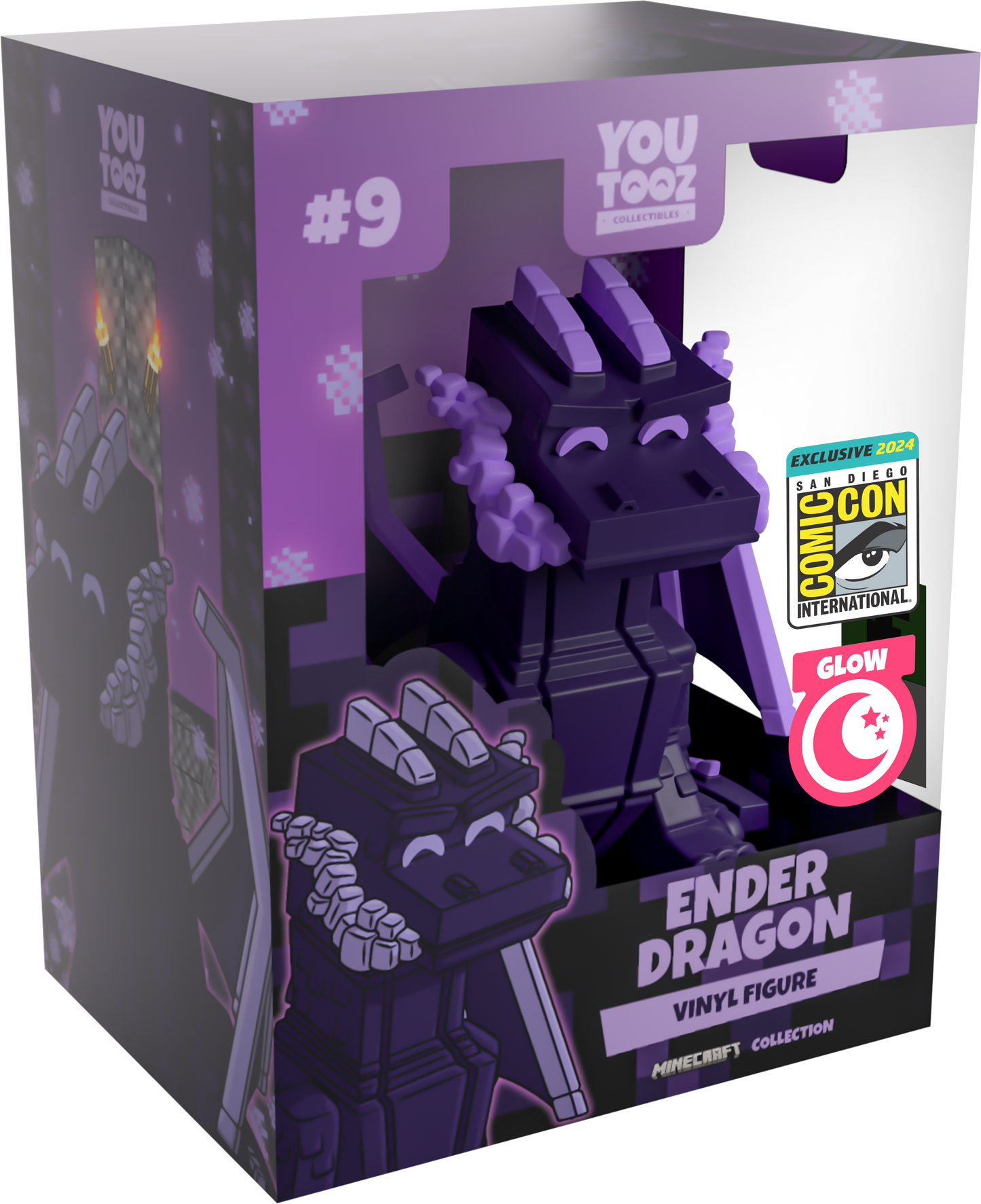 Glow in the Dark Obsidian Ender Dragon