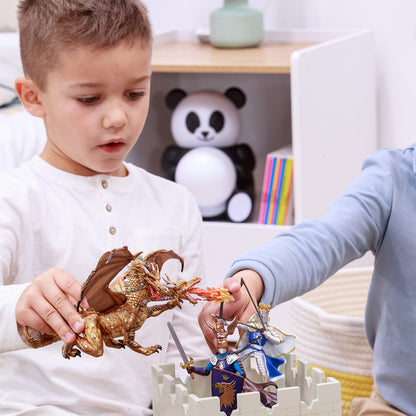 King with Dragon and Bow figurine