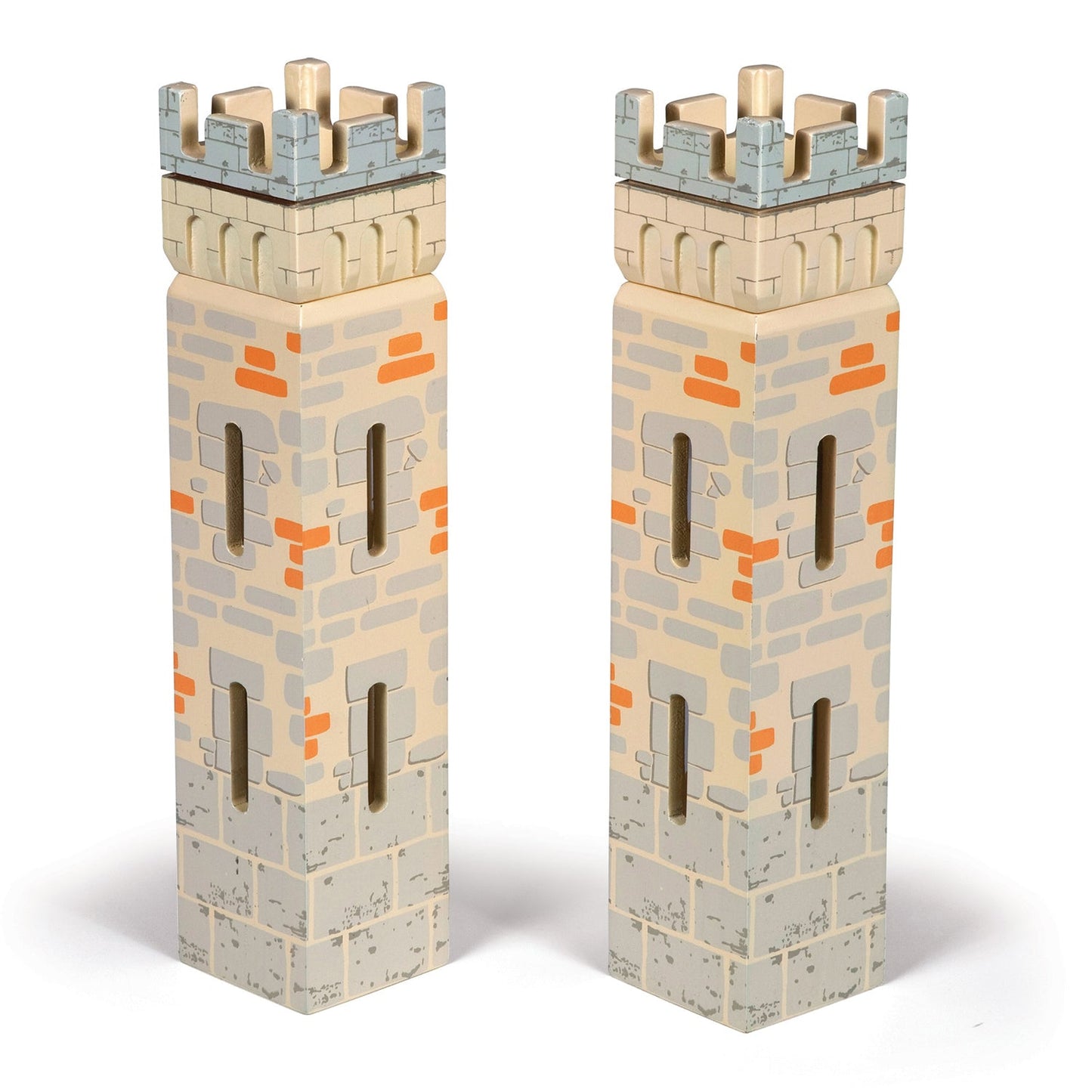 Set of 2 Château du Maître des armes (2 small towers)