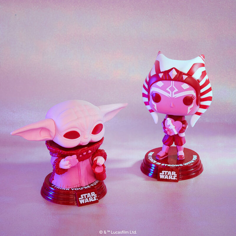 Funko Pop! Ahsoka #496 édition Saint-Valentin – vue produit