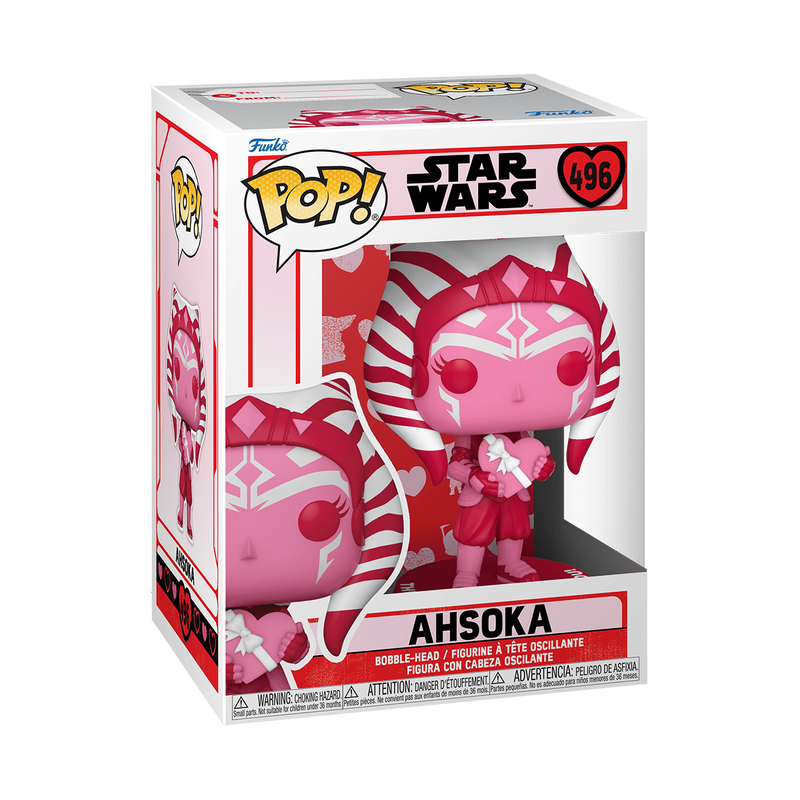 Funko Pop! Ahsoka #496 avec boîte de chocolats – détail