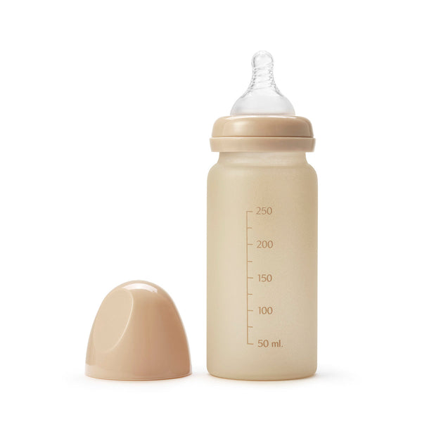 Khaki pure glass bottle