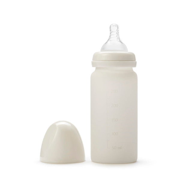 Vanilla white glass bottle