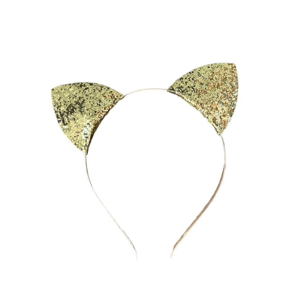 Glitterende kattenhoofdband