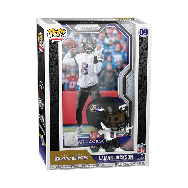 pop trading cards lamar jackson baltimore ravens 09