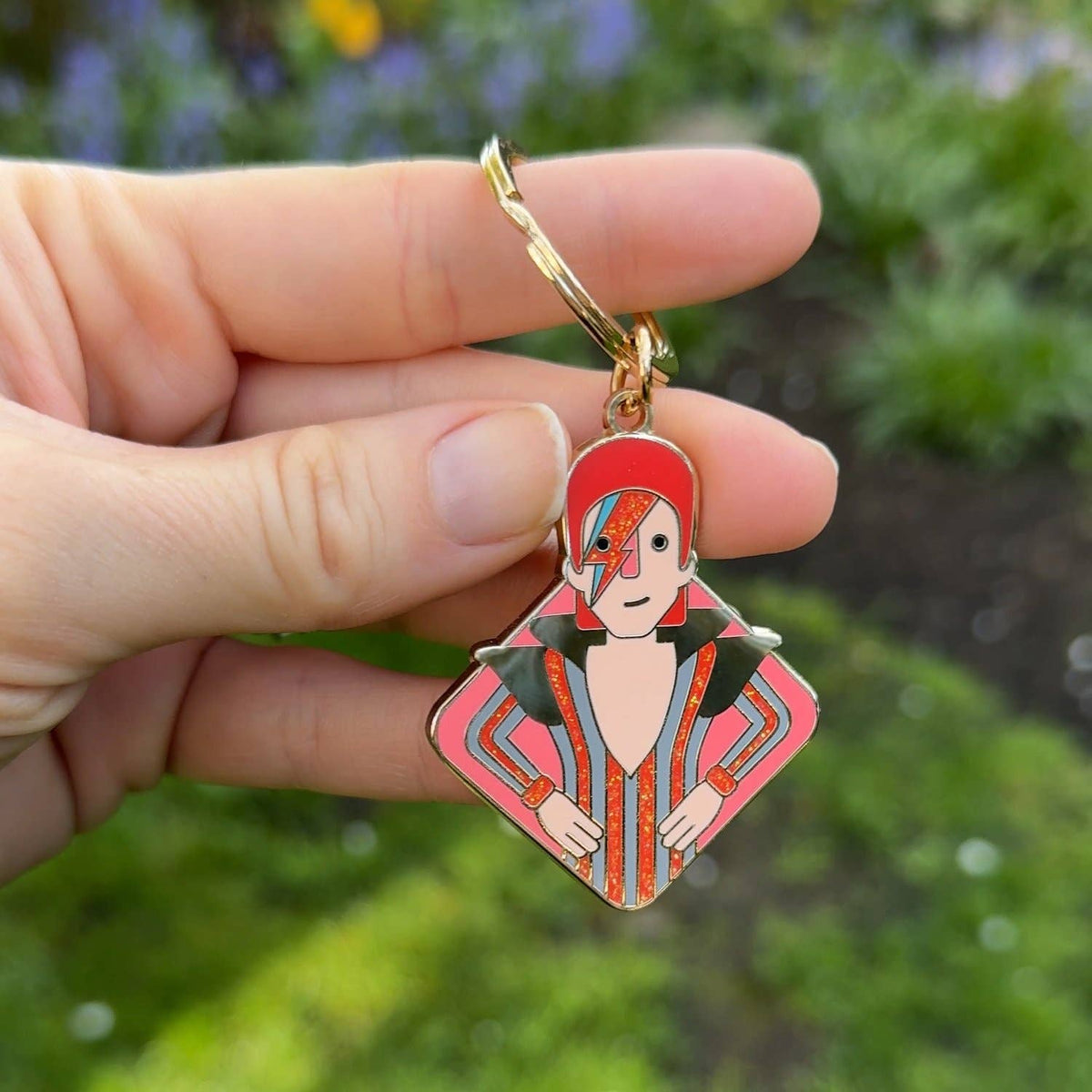 Bowie Keychain - Stardust