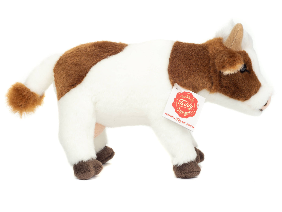 Brown and White Cow Plush – 23 cm