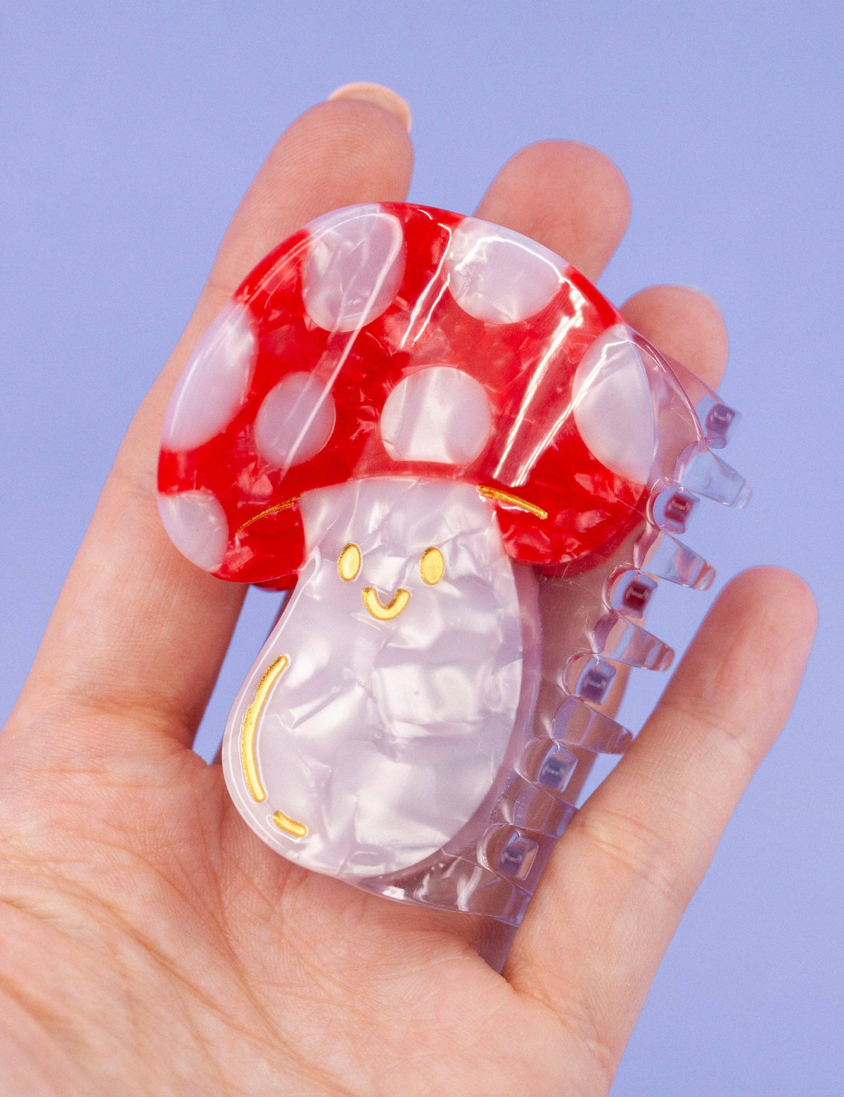 Kawaii Mushroom Hair Clip