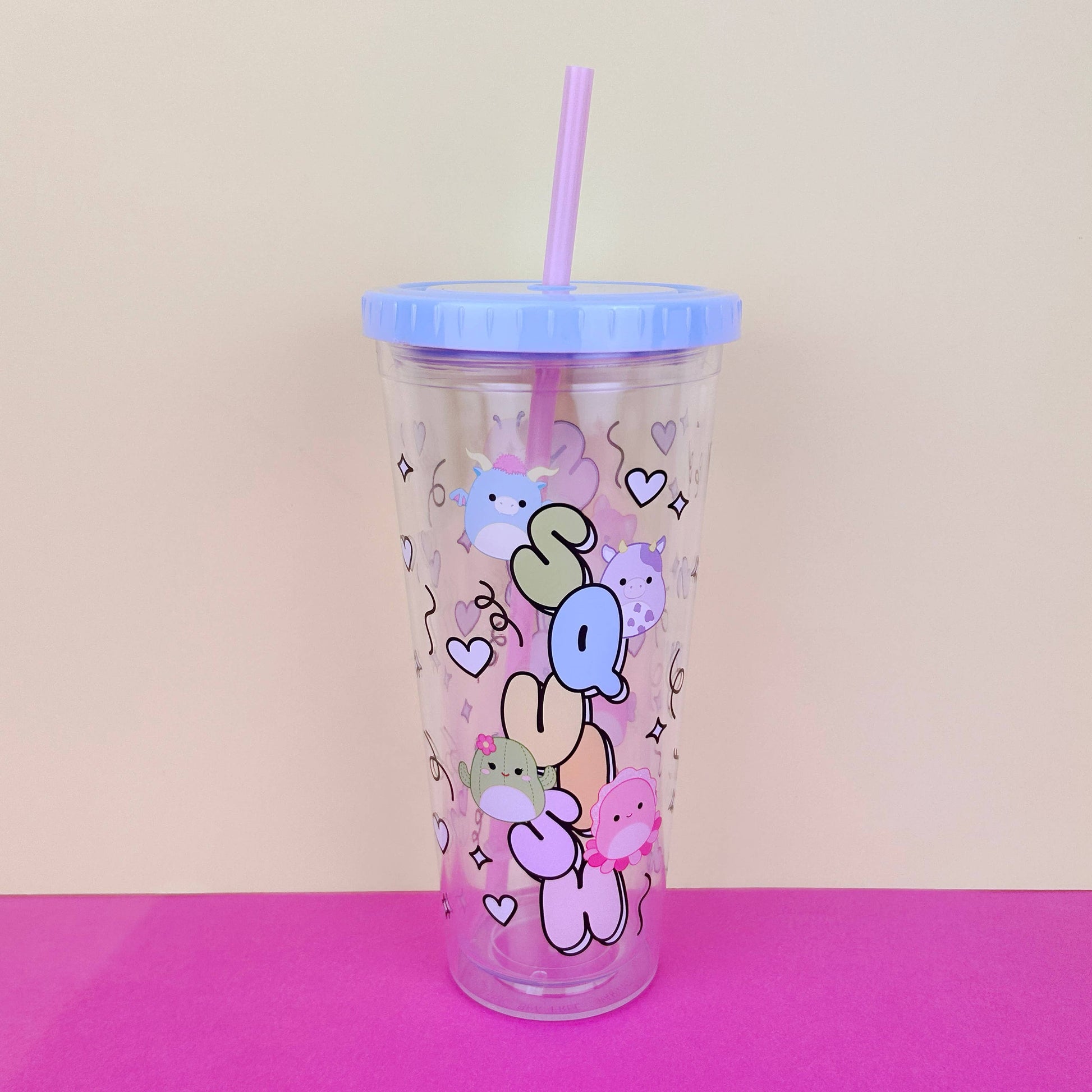 Squishmallows – Mallow Days Gobelet et Paille | Blueprint Collections – vue 3