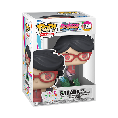 pop sarada with sharingan 1358
