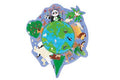Contourpuzzel - Wereld