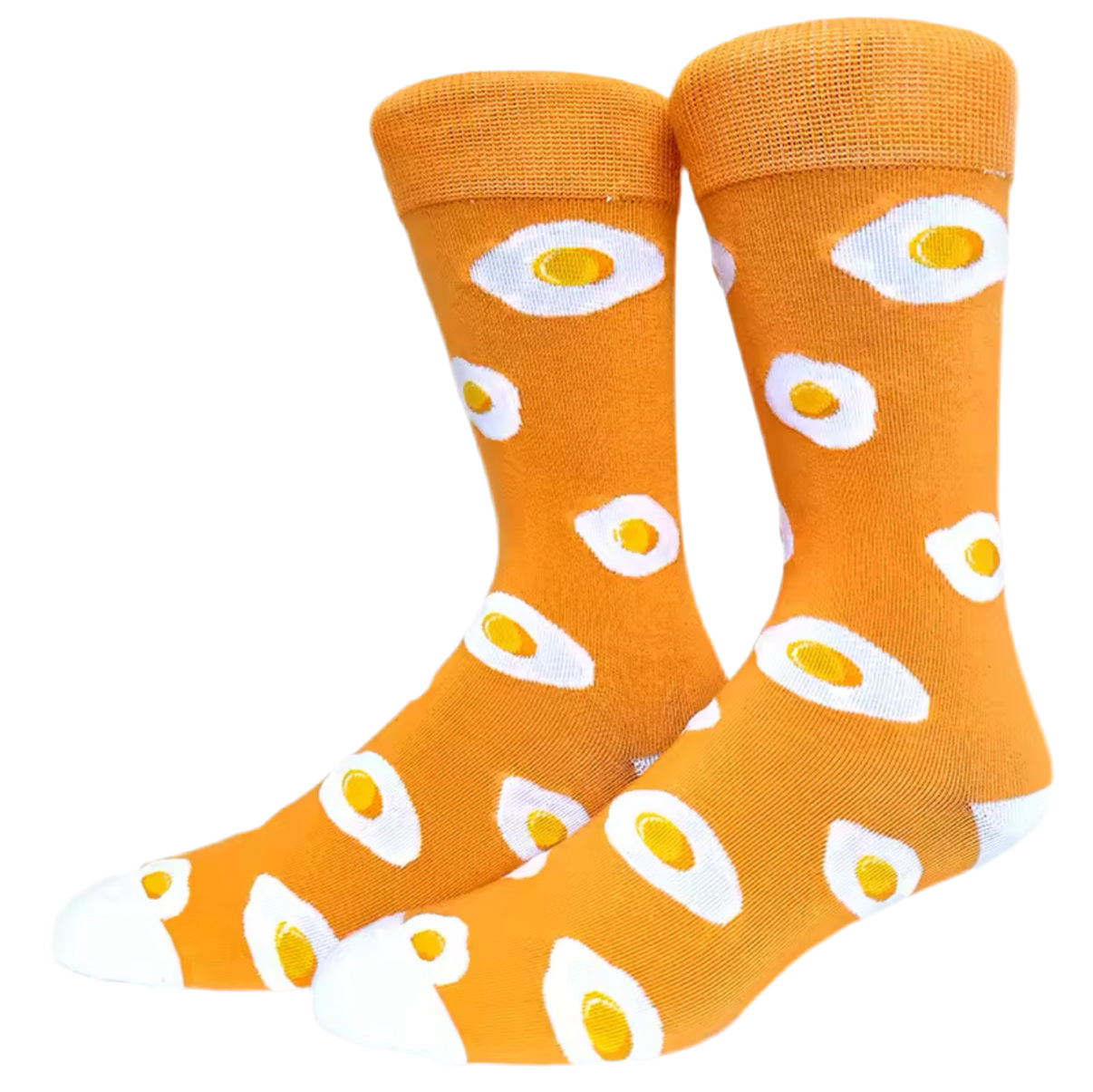 chaussettes oranges oeuf au plat mrcol